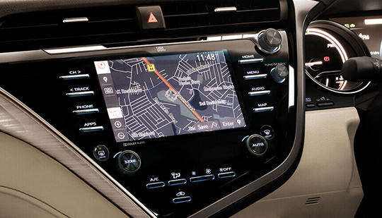 Toyota Camry 2021 TOUCHSCREEN NAVIGATION and INFOTAINMENT SYSTEM